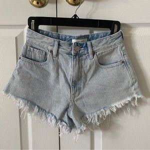 PacSun High Rise Festival Denim Shorts